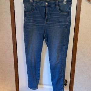 Light wash American Eagle super high waisted jeggings next level stretch NWOT